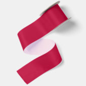 Elegantes rotes Vollton Satinband (Rückseite)