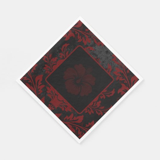 Elegantes rotes Weihnachtsgebäck Serviette (Ecke)