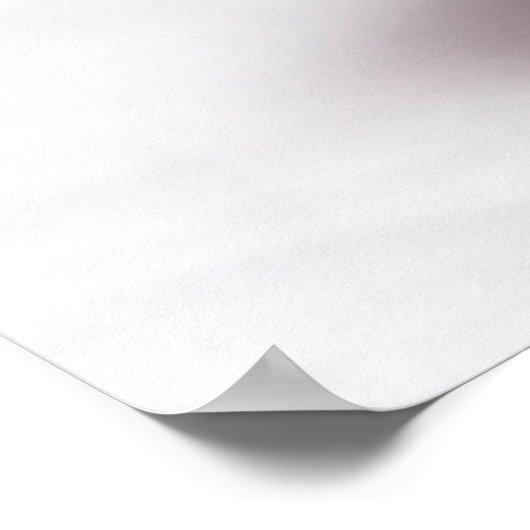 Elegantes Rotes Weihnachtsgeschenk mit Snowflake Poster (Ecke)