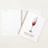 Elegantes rotes Weinglas Bar Weingut Planer (Anzeige)
