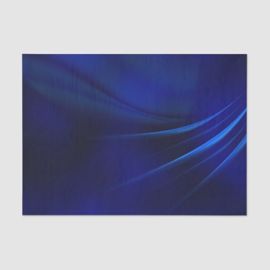 Elegantes Royal Blue Material Tissue Paper Seidenpapier (Vorderseite)