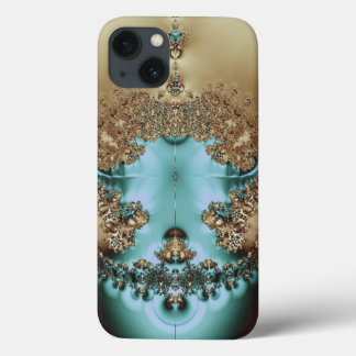 Elegantes Royal Gold und Aqua Case-Mate iPhone Hülle