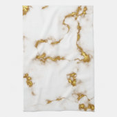 Elegantes Royal Luxus-Marmor-Gold-Design Geschirrtuch (Vertikal)