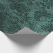 Elegantes royales Damastenmuster Geschenkpapier (Ecke)