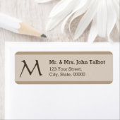 Elegantes Rücksendeadresslabel Farbe 2 auswählen (Insitu)