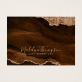 Elegantes Rust Gold Agate Geschenkgutschein (Vorderseite)