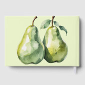 Elegantes Rustic Perfect Pear Brautparty Gästebuch (Rückseite)