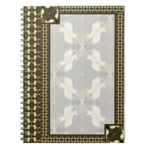 Elegantes rustikales Abstraktes Muster Notizblock