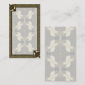 Elegantes rustikales Abstraktes Muster Visitenkarte (Vorne/Hinten)