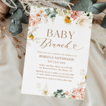 Elegantes Rustikales Baby Brunch