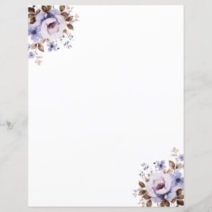 Elegantes Rustikales Blumenpapier