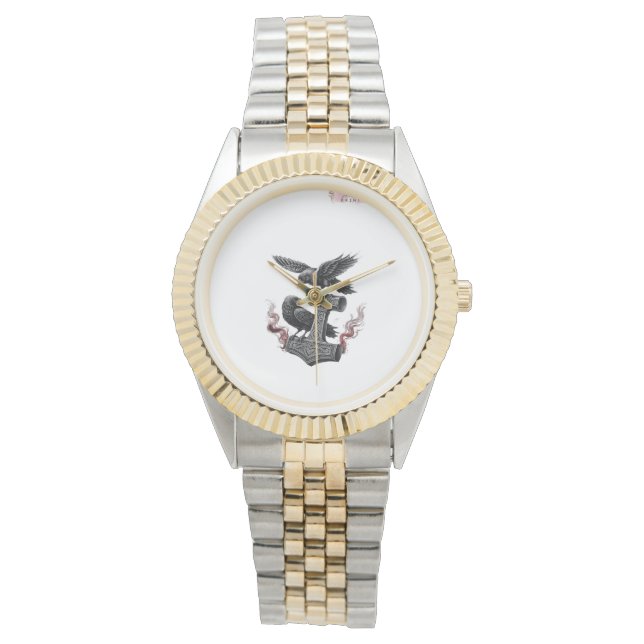 Elegantes rustikales Boho Wedding Custom Foto Mode Armbanduhr (Vorderseite)