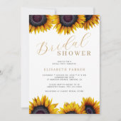 Elegantes rustikales Brautparty Einladung (Vorderseite)