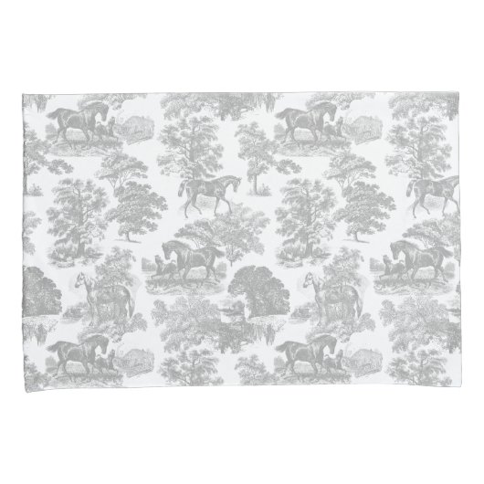 Elegantes Rustikales Chic Gray Kissenbezug (Vorderseite-Rechts)