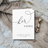 Elegantes rustikales Foto, das ihre Stimme verkünd Karte