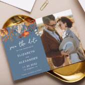Elegantes Rustikales Foto Save The Date