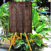 Elegantes Rustikales Hochzeitsszenario Poster