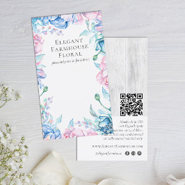 Elegantes, rustikales Holz als Schmuckstück Visitenkarte