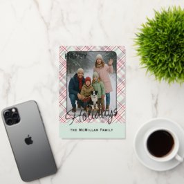 Elegantes rustikales Kariertes Muster Gold