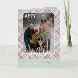 Elegantes rustikales Kariertes Muster Gold