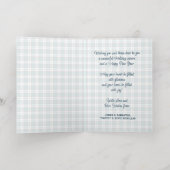 Elegantes, rustikales Kariertes Muster Gold (Innen Abgelegt)