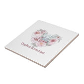 Elegantes rustikales rosa Modernes Chic Fliese (Seite)