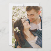 Elegantes Rustikales Sonnenblumen Braun Foto Hochz Einladung (Rückseite)