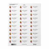 Elegantes Rustikales Sonnenblumen-Burgundy-Script (Vorne)