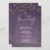 Elegantes Rustikales Tea Lago Maggiore Party Einladung (Vorne/Hinten)