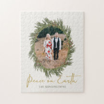 Elegantes Rustikales Weihnachtsfest im Foto