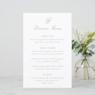 Elegantes Salbeigrünes traditionelles Hochzeitsmen