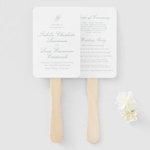 Elegantes Salbeigrünes traditionelles Hochzeitspro Fächer