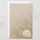 Elegantes Sand-Dollar-Stationar 3 Briefpapier (Vorne/Hinten)