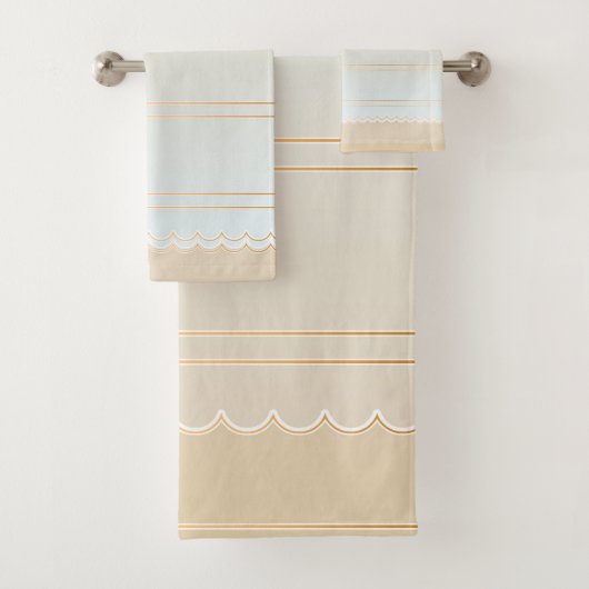 Elegantes Sandy Beach Bath Handtuch Set (Insitu)