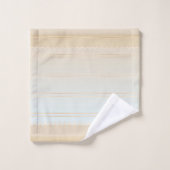 Elegantes Sandy Beach Bath Handtuch Set (Waschlappen)