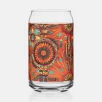 Elegantes Saphir "Intricate Echoes" gedruckt Can G