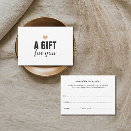 Elegantes sauberes Imitat Goldenes Herz