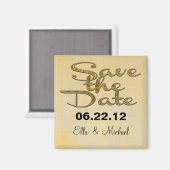 Elegantes Save-the-Date- Frühling Magnet (Vorderseite/Rückseite)
