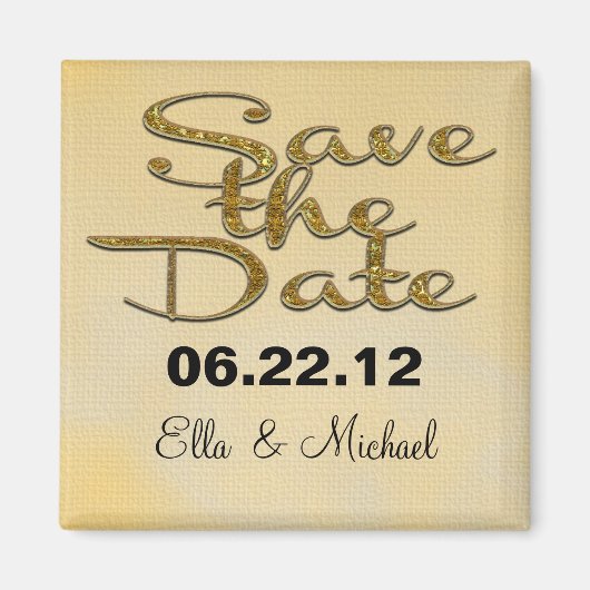 Elegantes Save-the-Date- Frühling Magnet (Vorne)