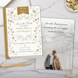 Elegantes Save-the-Date für eine Hochzeit in der B Einladung
