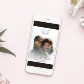 Elegantes Save the Date Wedding Foto