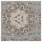 Elegantes, schicker Boho stilvolles Blumenmuster Stoff (Nahaufnahme)