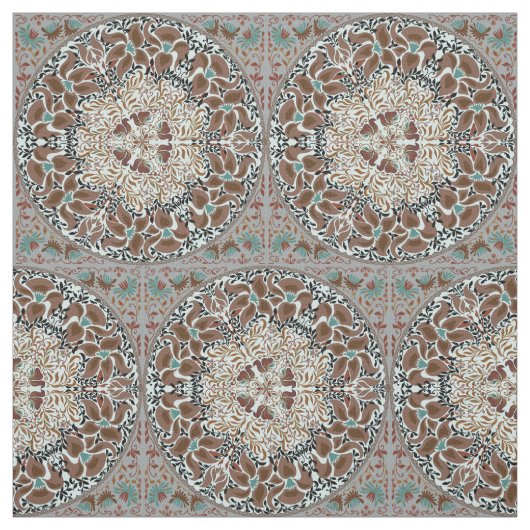 Elegantes, schicker Boho stilvolles Blumenmuster Stoff (Muster)