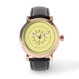 Elegantes, schickes Herren-Roségold-Vintage Armbanduhr