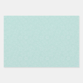 Elegantes Schildkrötenmuster Geburtstagsparty Geschenkpapier Set