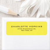 Elegantes Schlicht Gelbes Modernes Minimalistisch (Insitu)