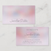 Elegantes, schlichtes Design Moderne Vorlage Visitenkarte (Vorne/Hinten)