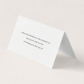 Elegantes Schlichtes Minimalistisch Visitenkarten