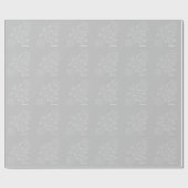 Elegantes, schlichtes Muster der Blume im Sommer Geschenkpapier (Flach)