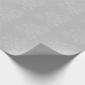 Elegantes, schlichtes Muster der Blume im Sommer Geschenkpapier (Ecke)